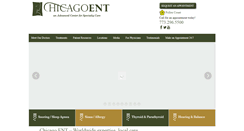 Desktop Screenshot of chicagoent.com